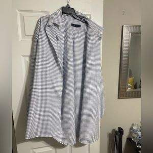 EUC multi color white, blue and black button down Polo Ralph Lauren shirt 4XLT